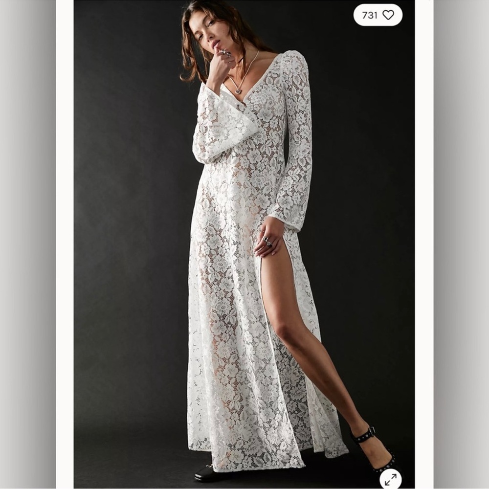NEW For Love & Lemons Frances Maxi Dress
